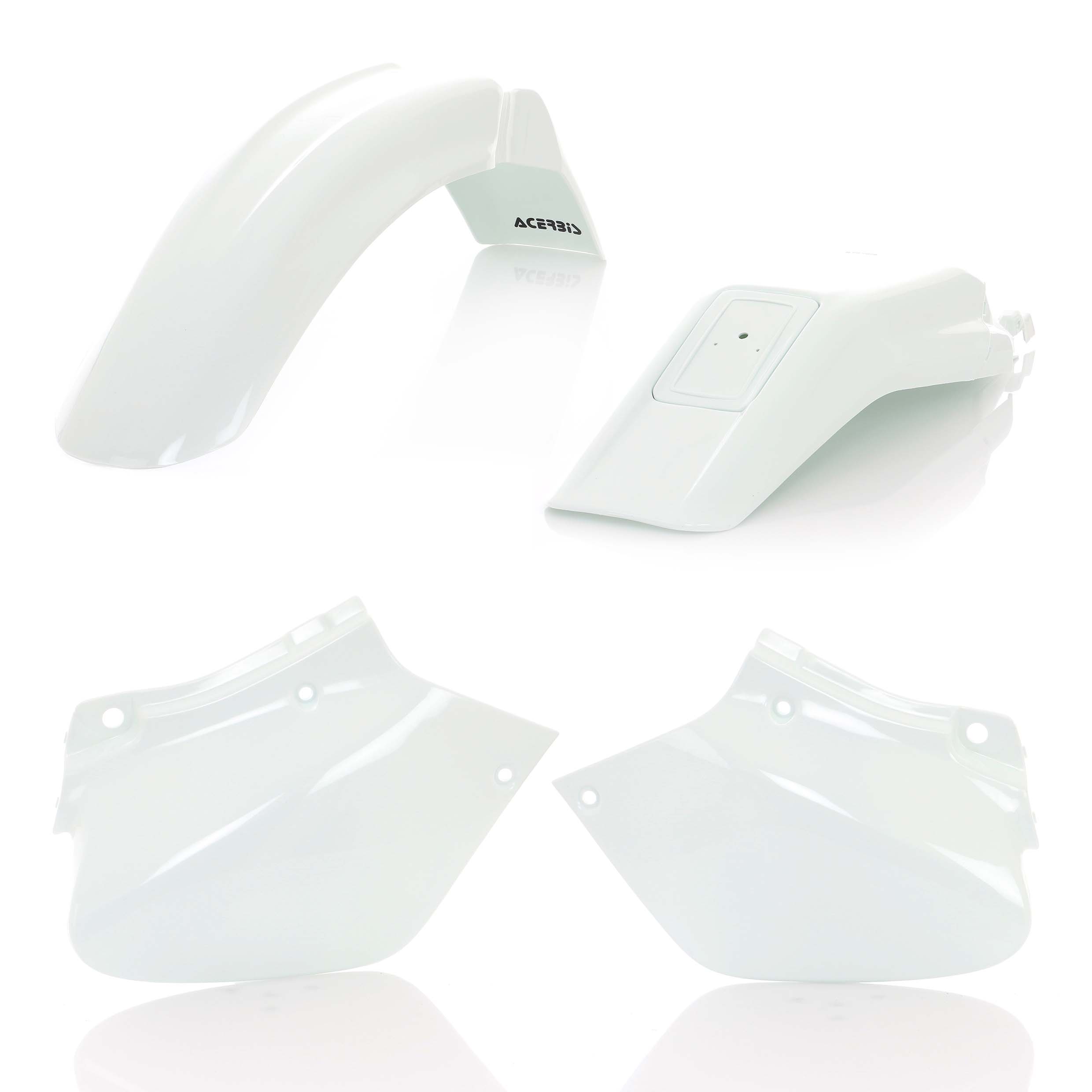 Plastics Kit ACERBIS Dirt Bike HONDA XR 250 R White 1996