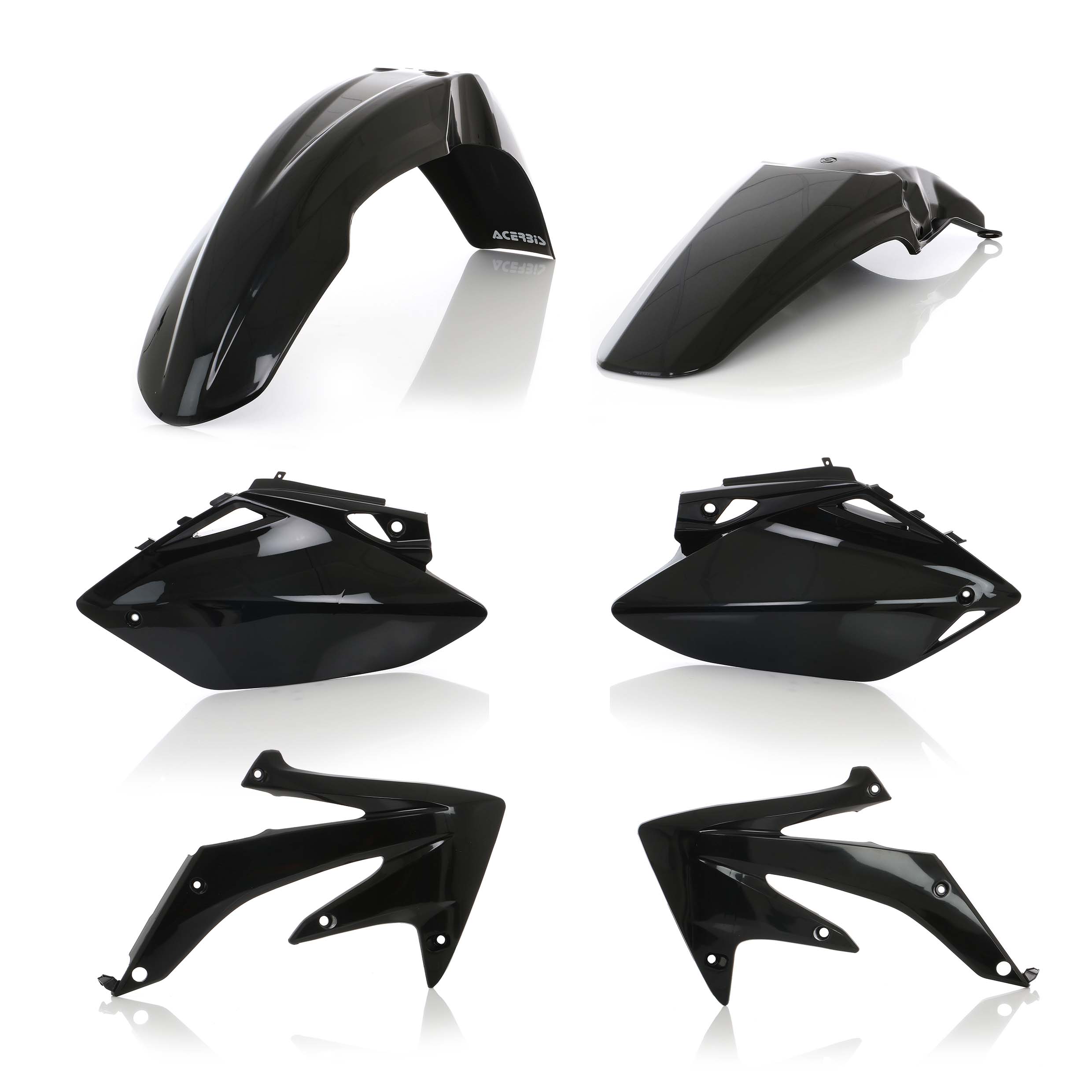 Plastics Kit ACERBIS Dirt Bike HONDA CRF 450 R Black 2006