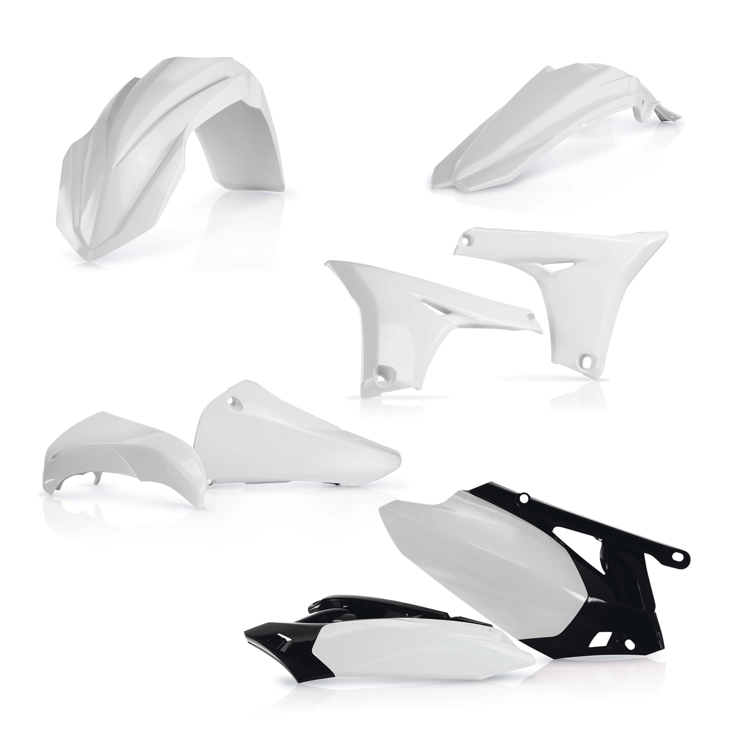 Plastics Kit ACERBIS Dirt Bike YAMAHA YZF 450 White 2011