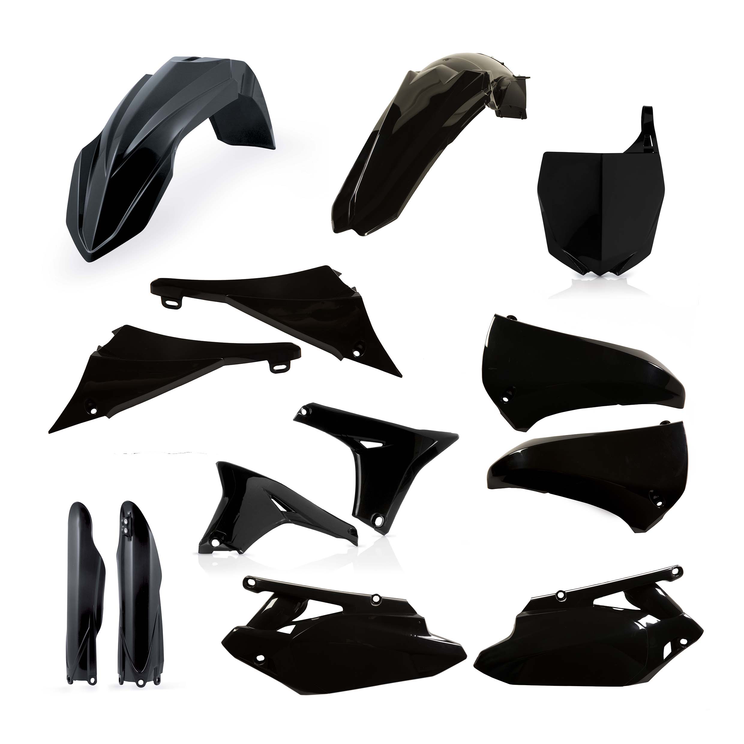 Kit Plastiques ACERBIS Moto Cross YAMAHA YZF 450 Noir 2011 FULL