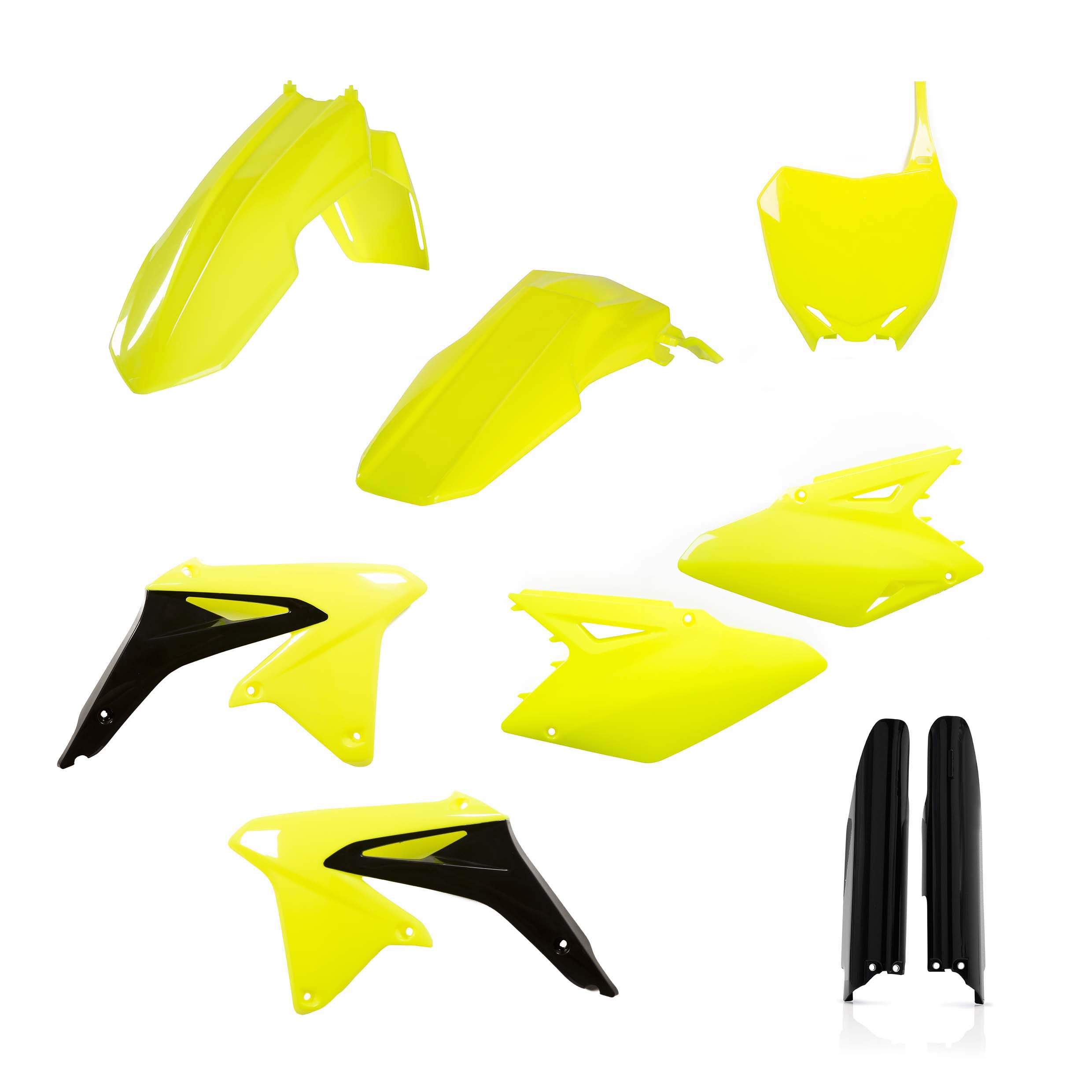 Plastics Kit ACERBIS Dirt Bike SUZUKI RM-Z 450 Yellow 2014 FULL