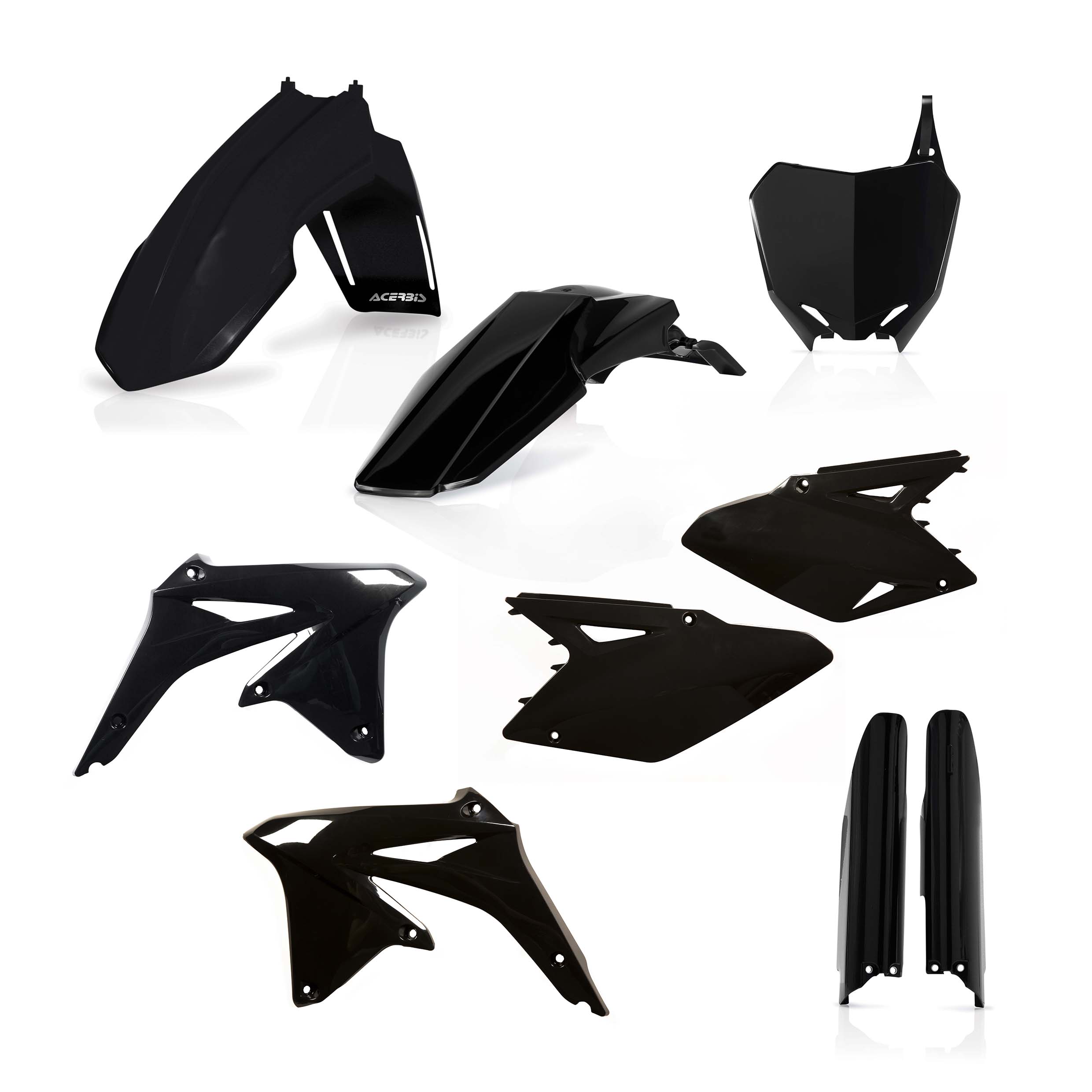 Plastics Kit ACERBIS Dirt Bike SUZUKI RM-Z 450 Black 2015 FULL