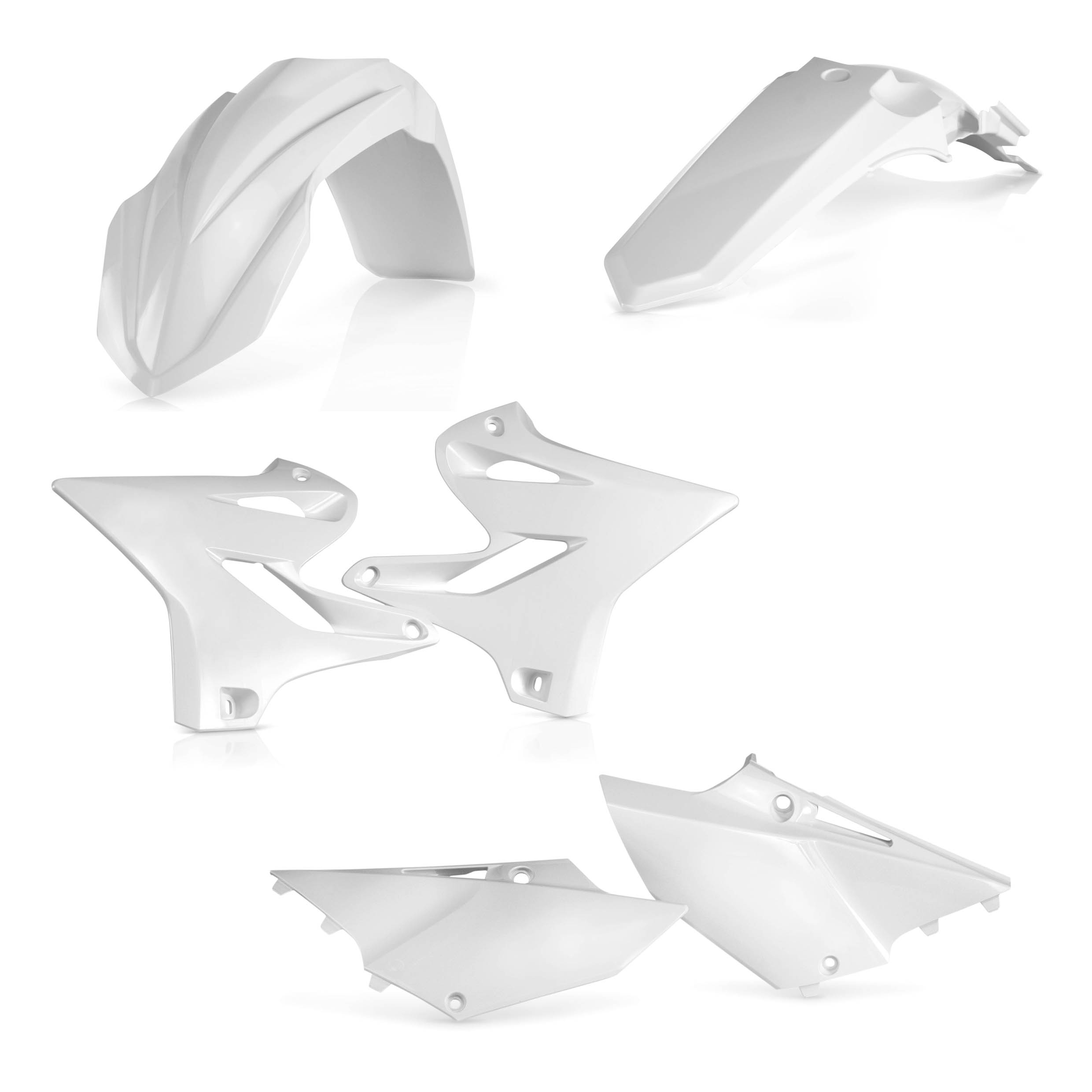 Plastics Kit ACERBIS Dirt Bike YAMAHA WR 125 2T White 2018