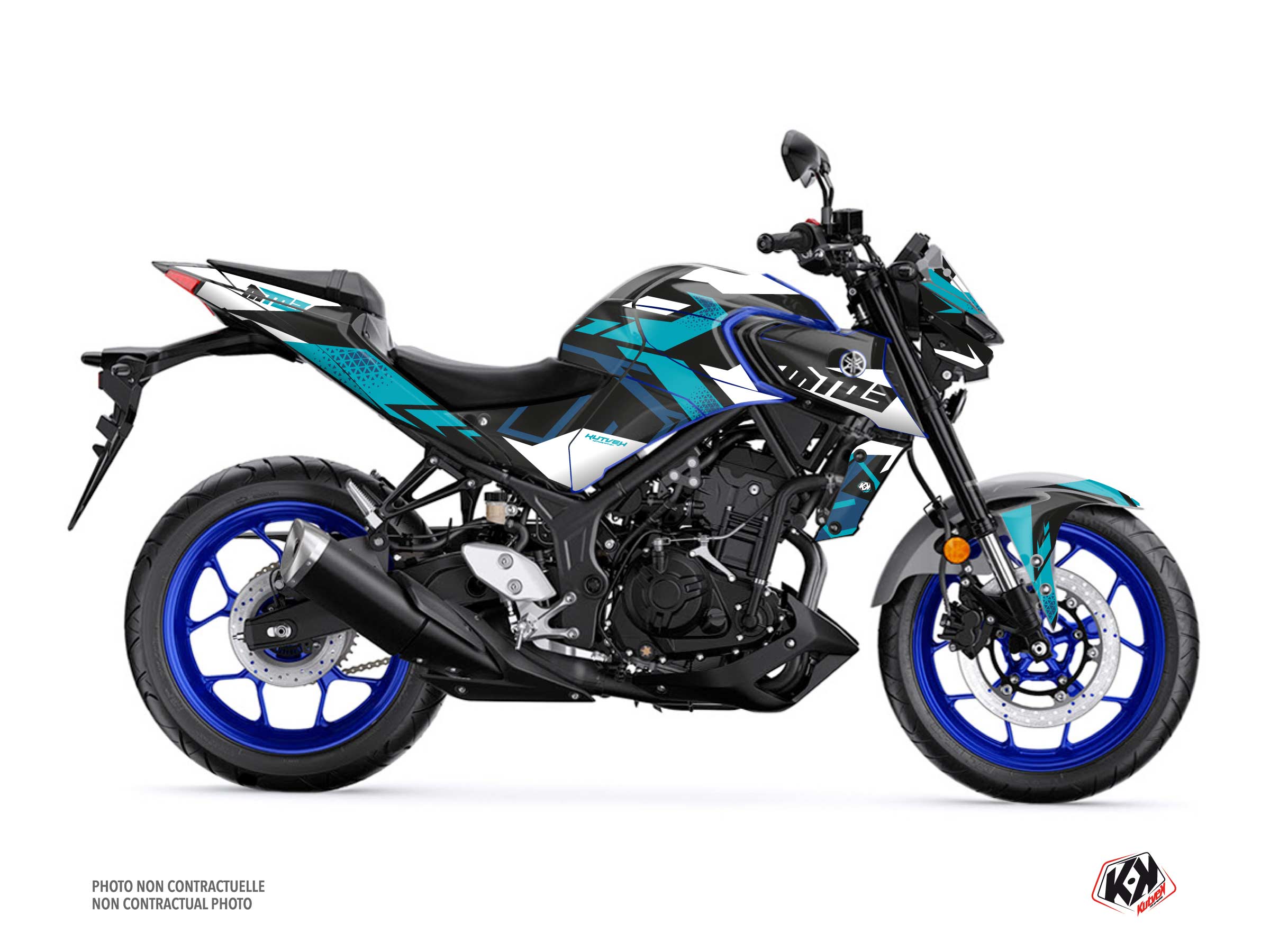 Kit Déco Moto Sanctuary Yamaha MT 03 Bleu