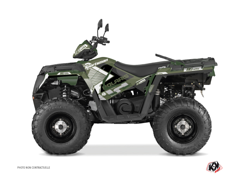 kit déco quad polaris vintage polaris 60th anniversary vert 