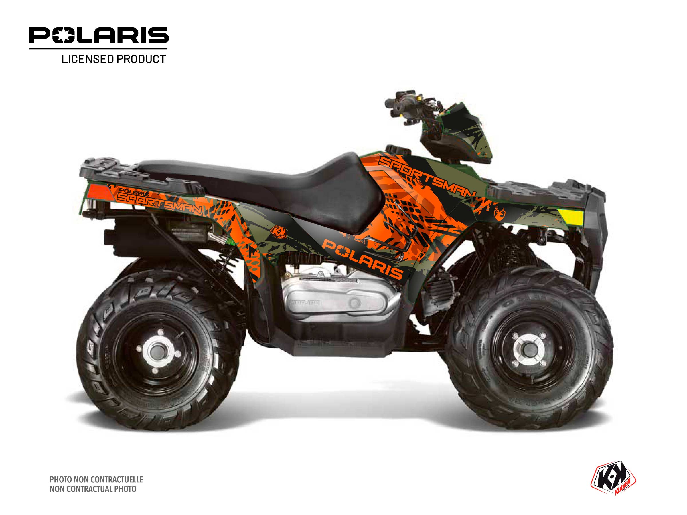 Polaris 90 Sportsman ATV Chaser Graphic Kit Green