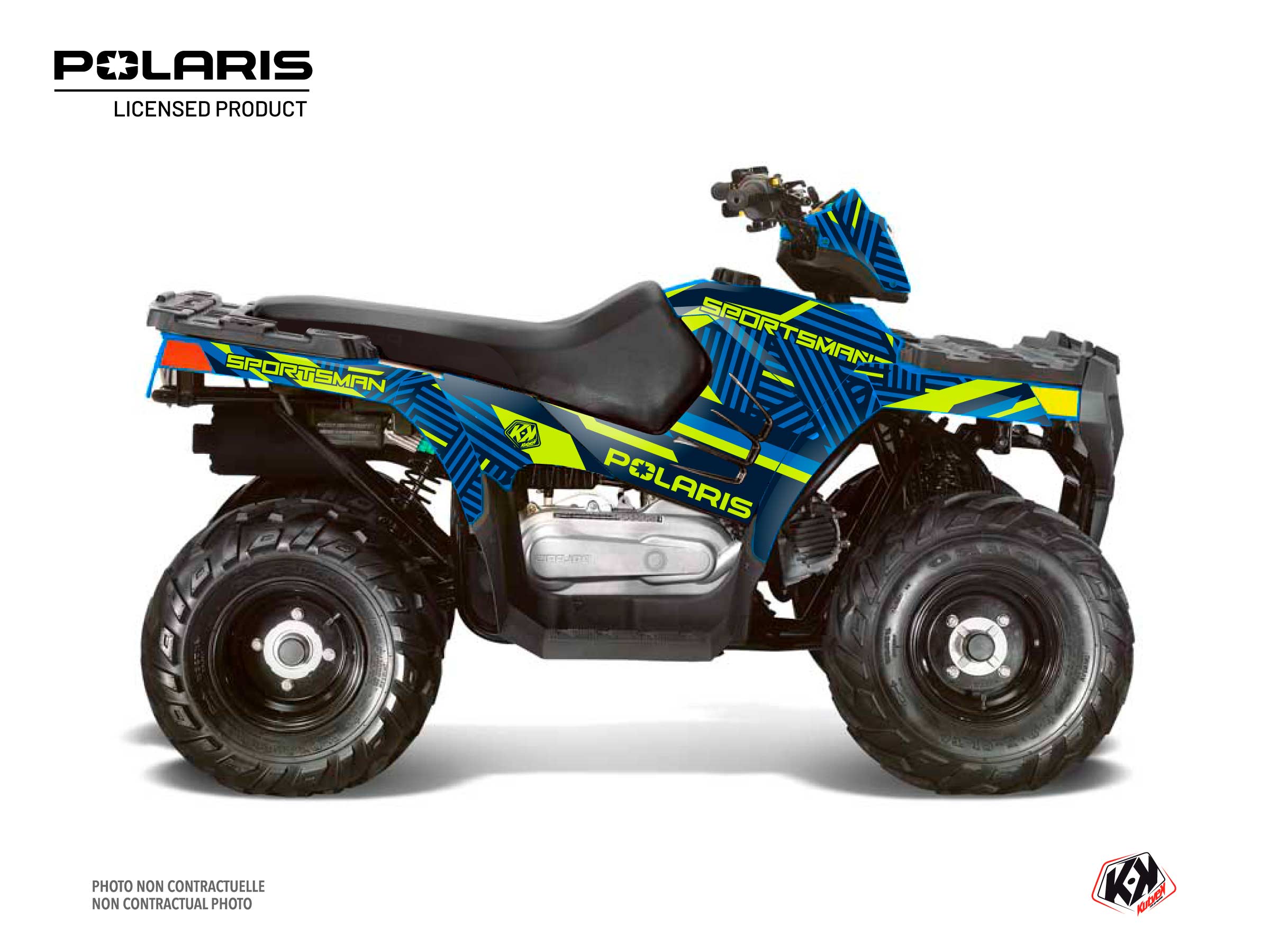 Polaris 90 Sportsman ATV Epik Graphic Kit Blue