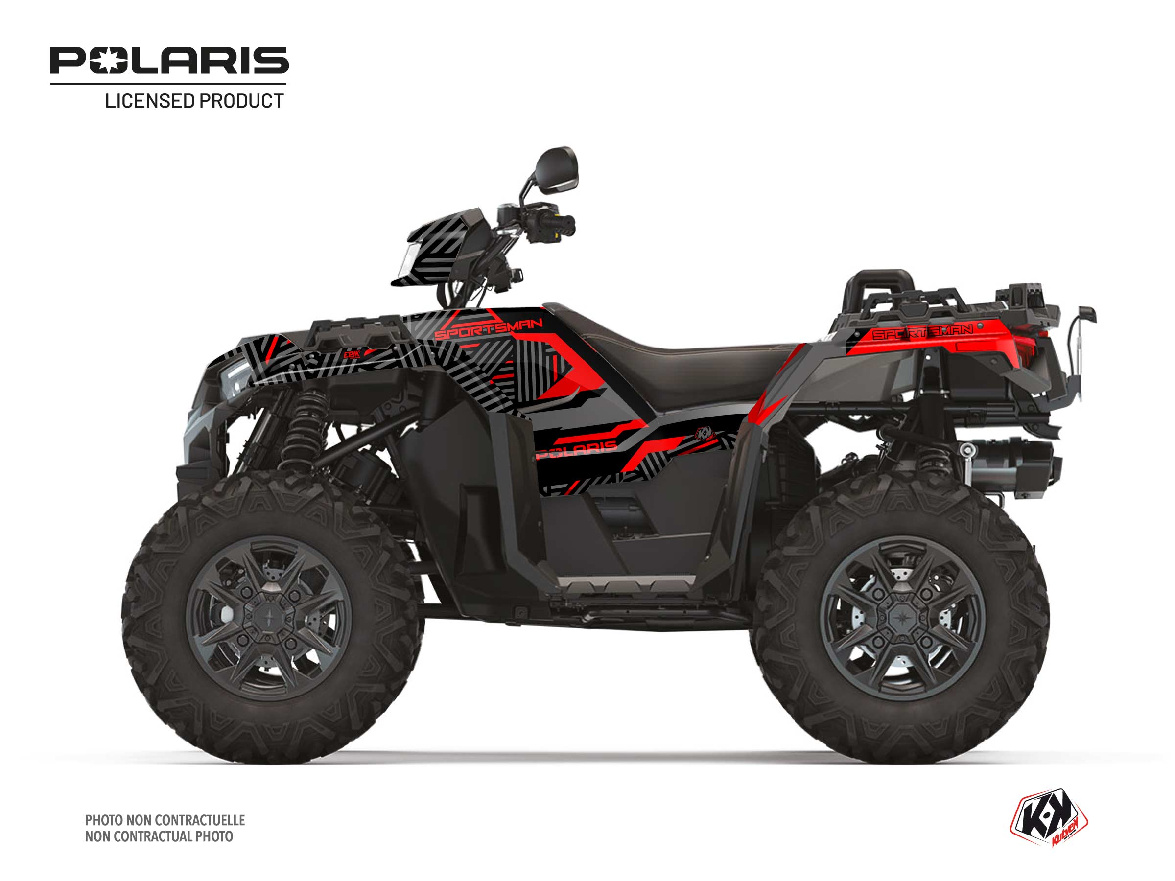 Polaris 1000 Sportsman XP S Forest ATV Epik Graphic Kit Black