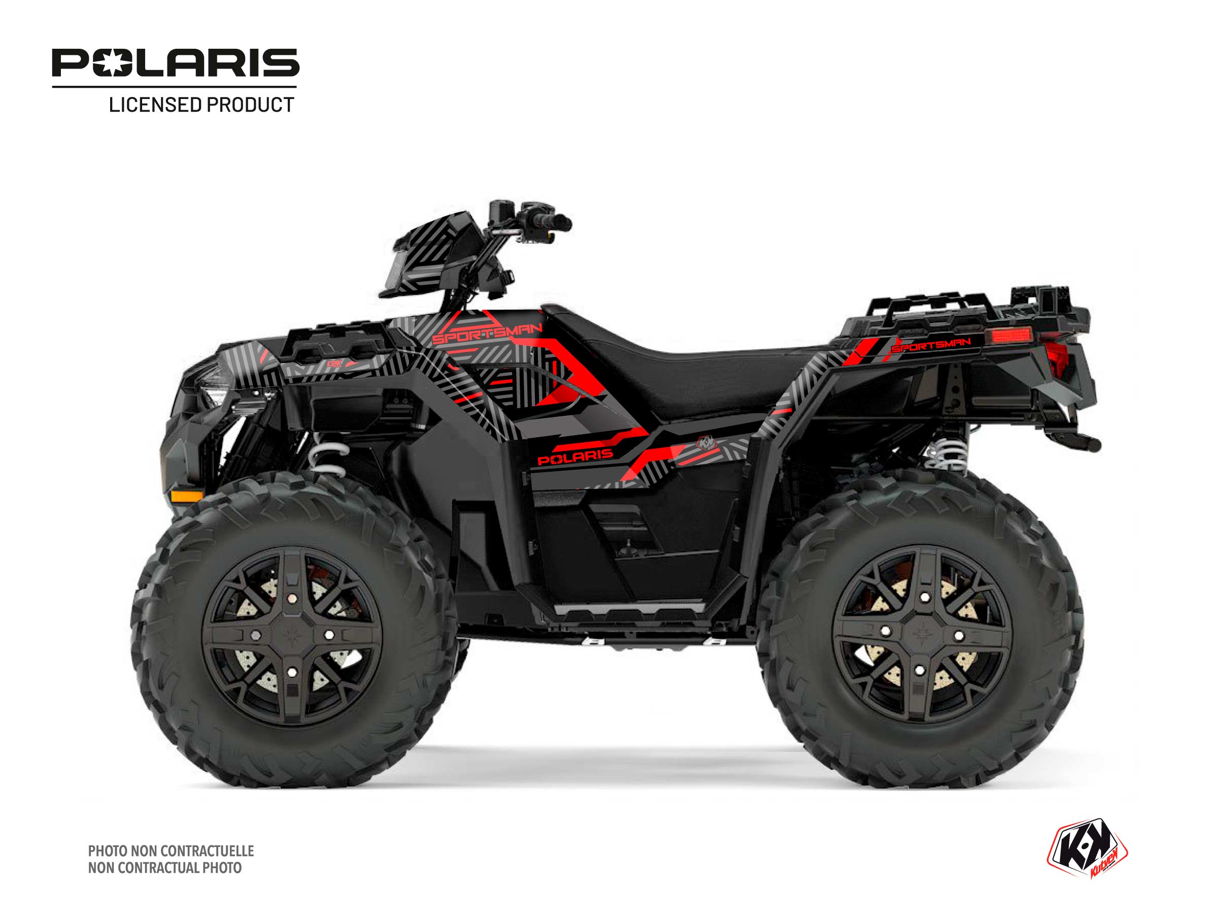 Polaris 850 Sportsman Forest ATV Epik Graphic Kit Black