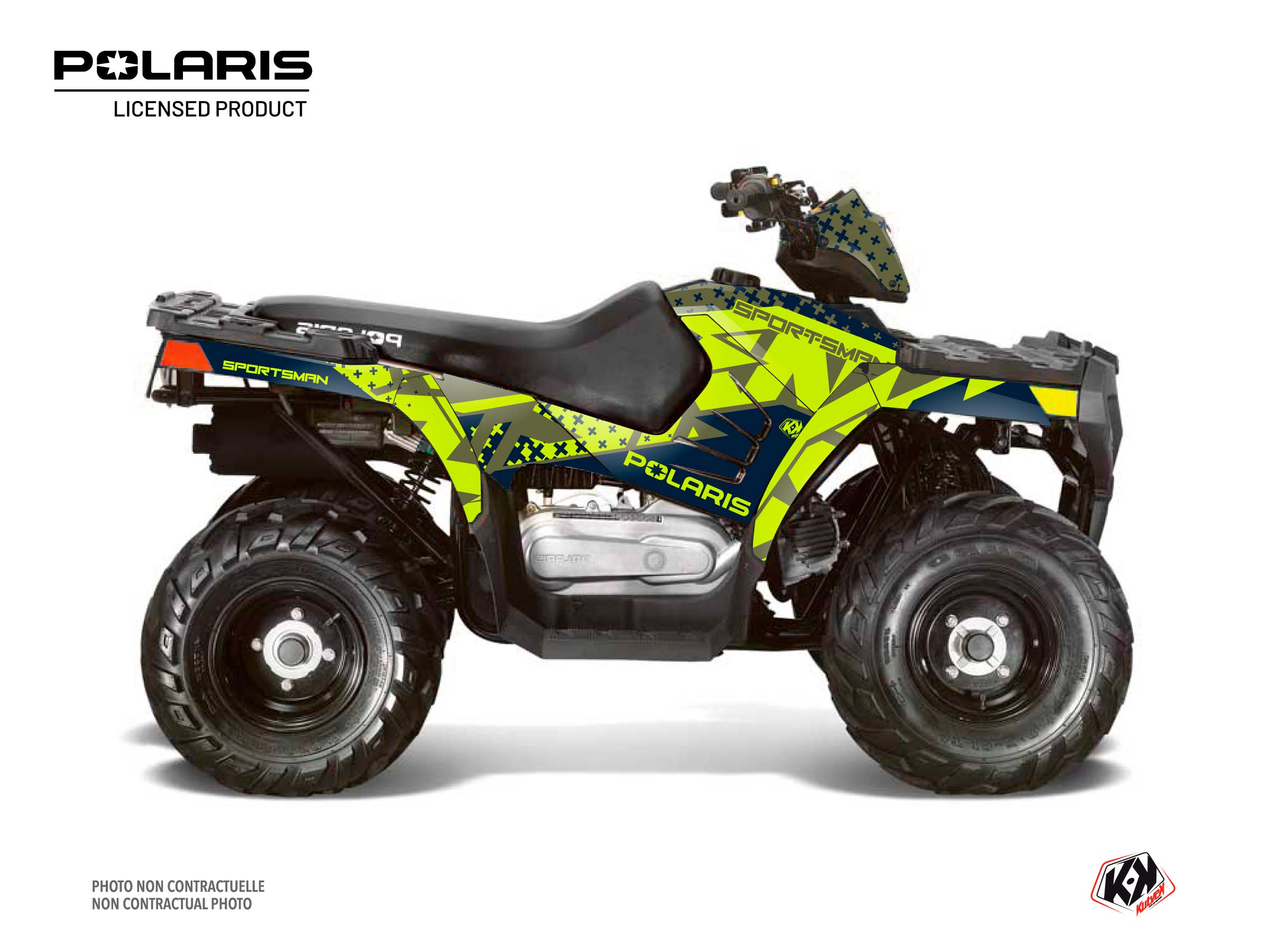 Polaris 90 Sportsman ATV Stun Graphic Kit Green