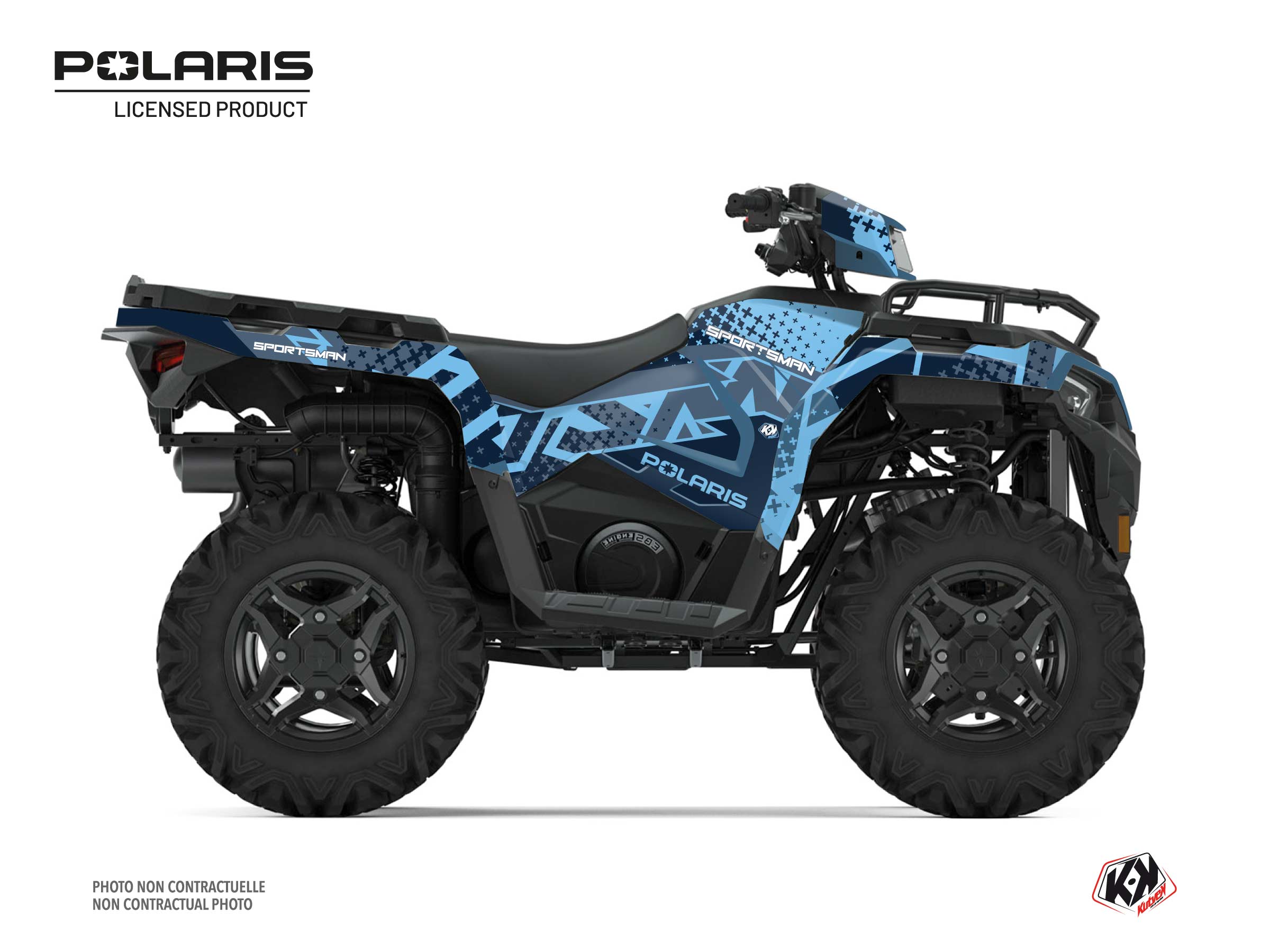 Polaris 570 Sportsman ATV Stun Graphic Kit Blue