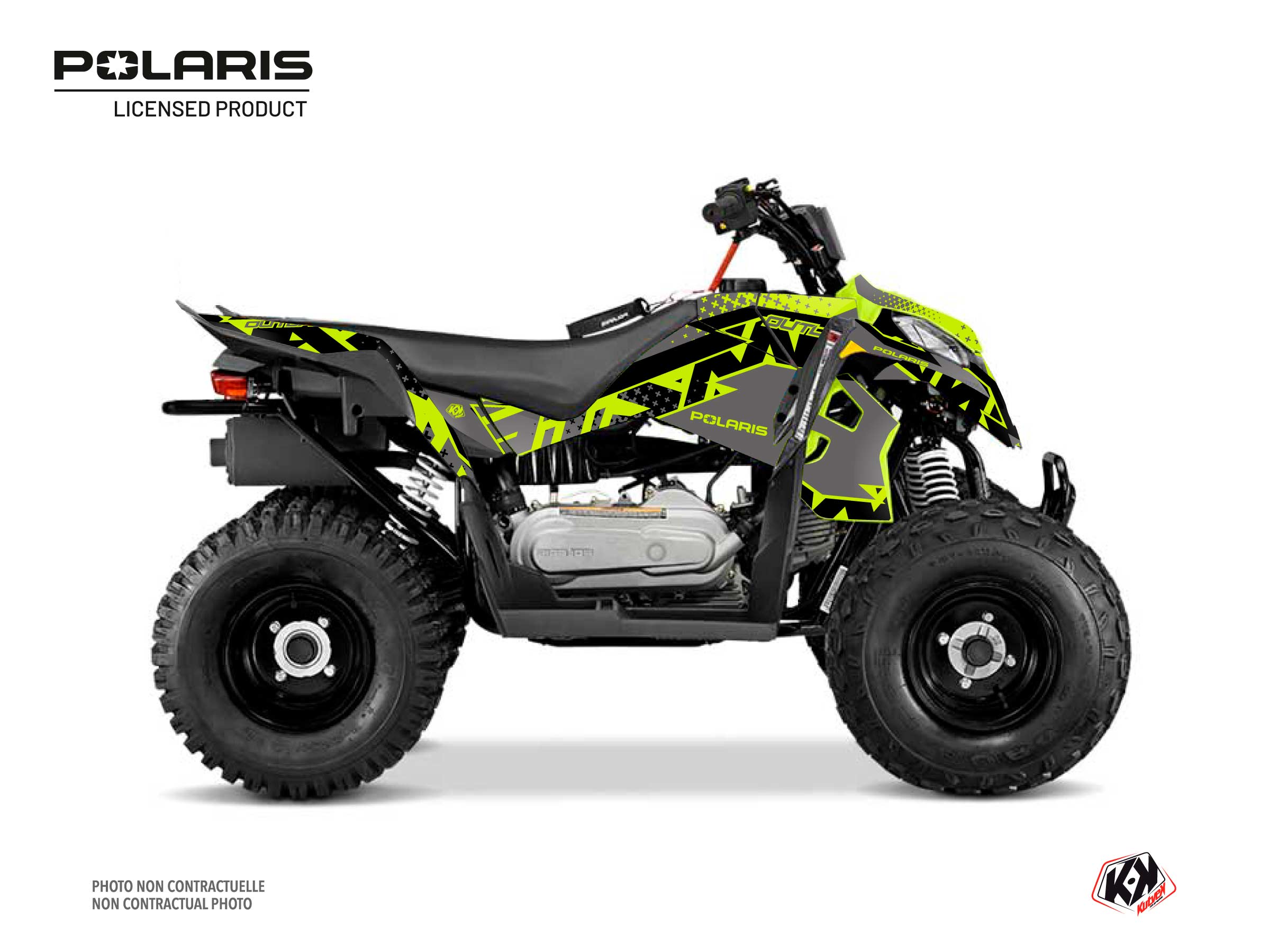 Polaris Outlaw 110 ATV Stun Graphic Kit Grey
