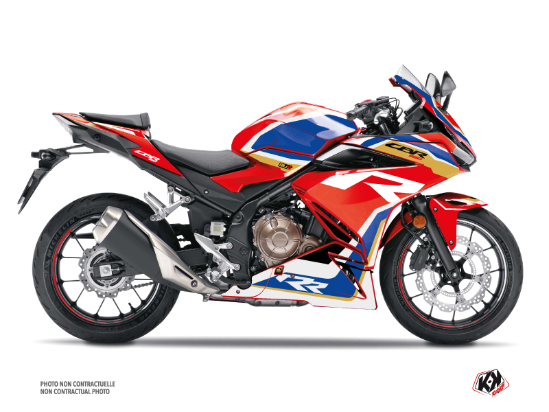 Kit Déco Moto Run Honda CBR 500 R Rouge