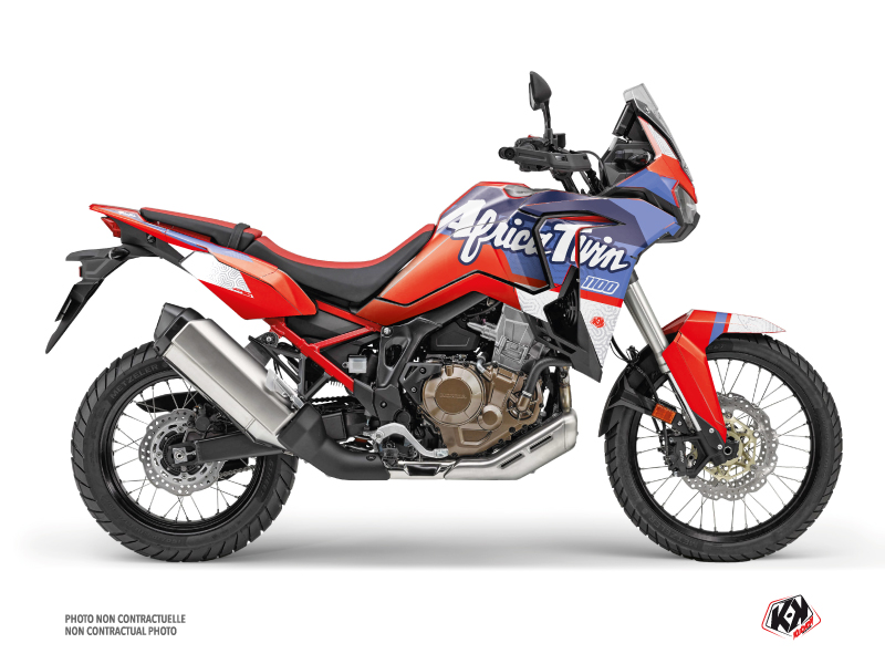 Kit Déco Moto Rampage Honda Africa twin Rouge