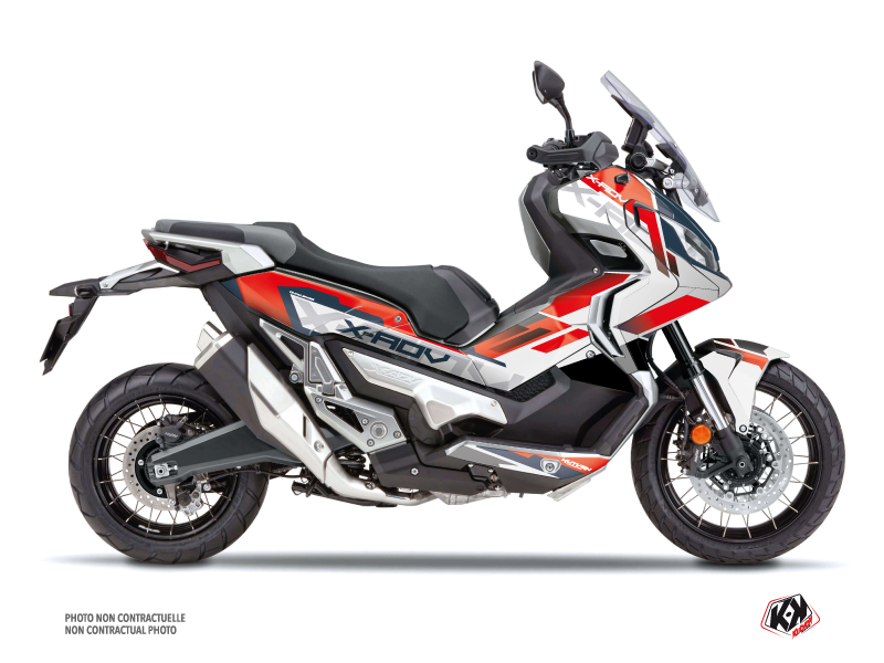 Honda X-ADV Maxiscooter Challenge Graphic Kit Red