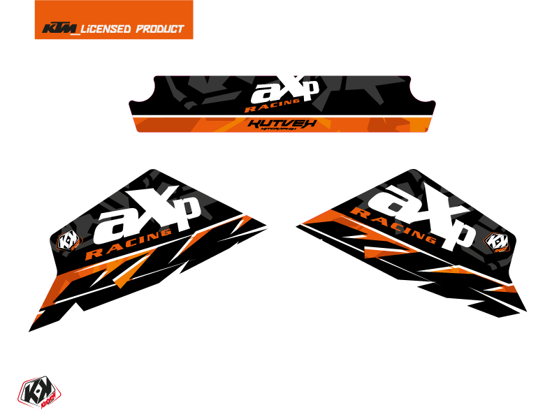 Graphic Kit AXP Skid Plates Moto Kombat KTM 790-890 Adventure Orange