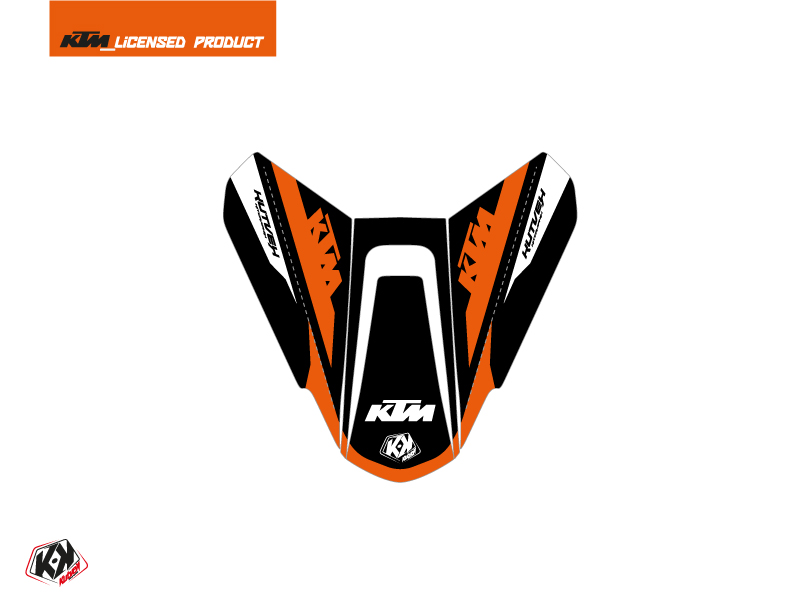 Kit Déco Capot de Selle Moto Arkade KTM Noir Orange