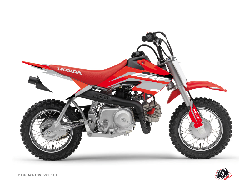 honda dirt bike league  graphic kit grey