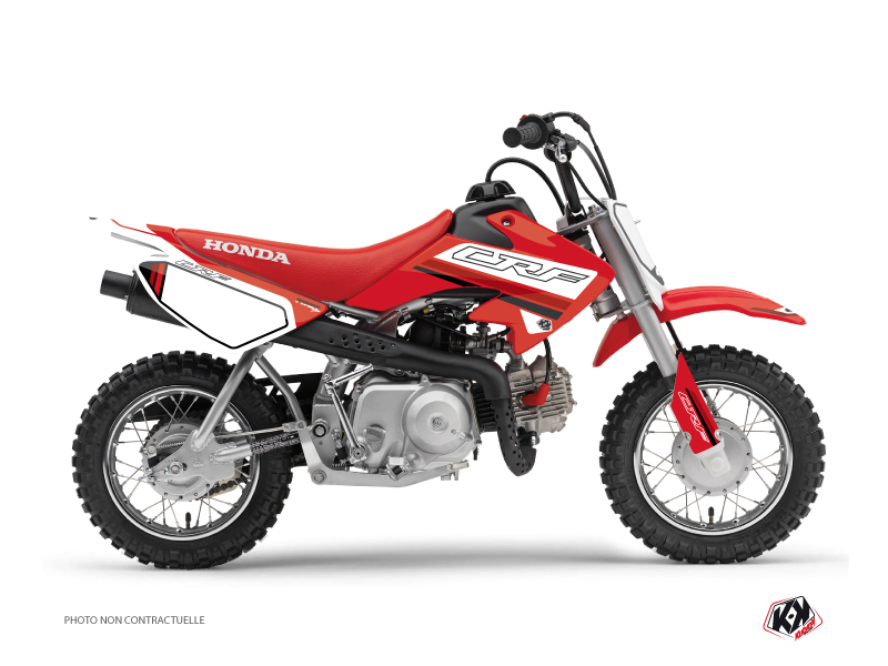 Honda 50 CRF Dirt Bike First Graphic Kit Red
