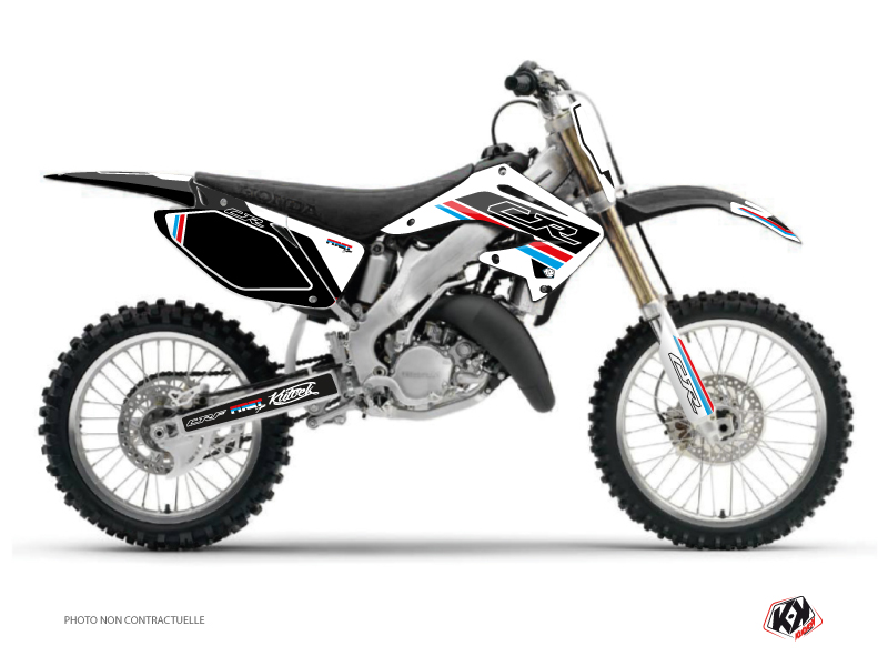 honda dirt bike first  graphic kit white