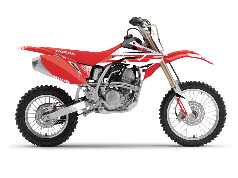 Honda 150 CRF Dirt Bike Nasting Graphic Kit White Red