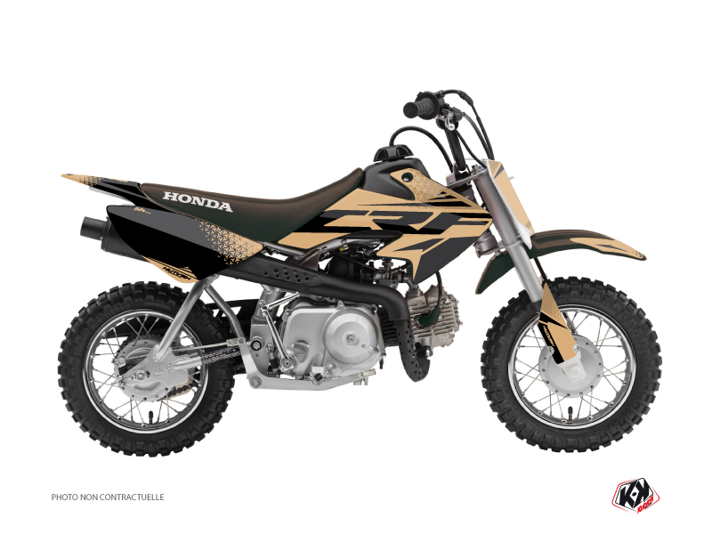 Honda 50 CRF Dirt Bike Nasting Graphic Kit Sand