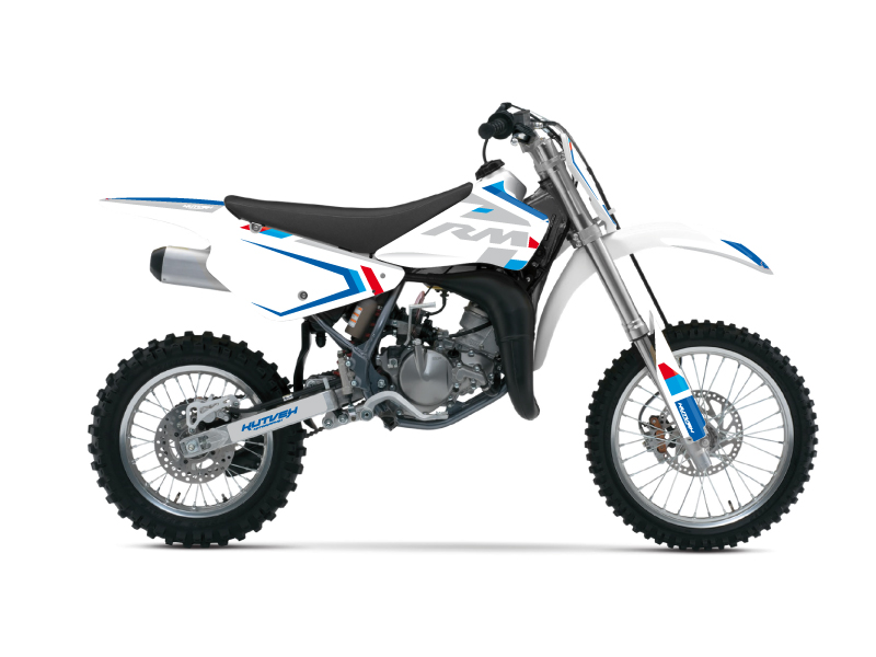 Kit Déco Moto Cross Label Suzuki 85 RM Blanc