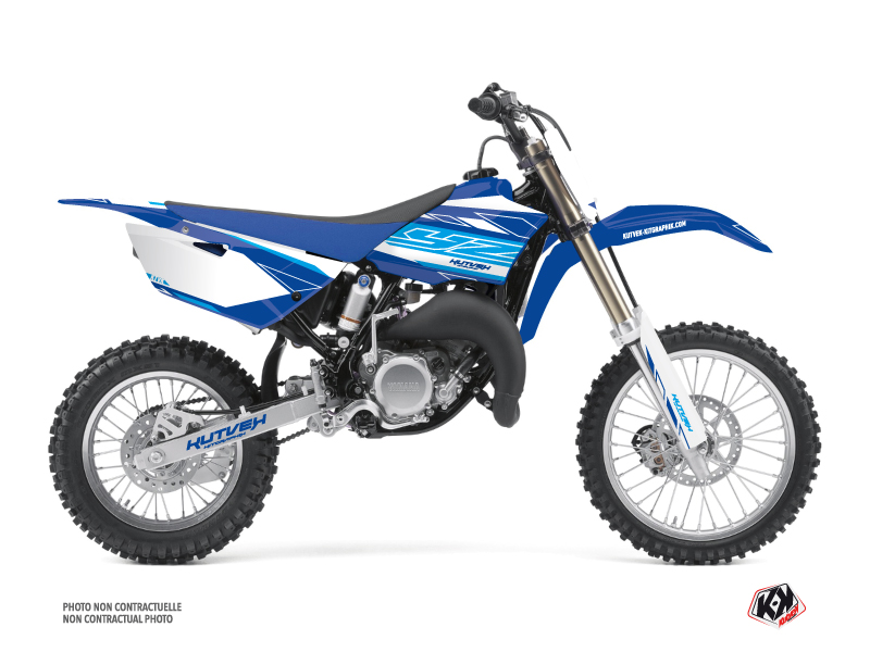 Yamaha 85 YZ Dirt Bike Outline Graphic Kit Blue