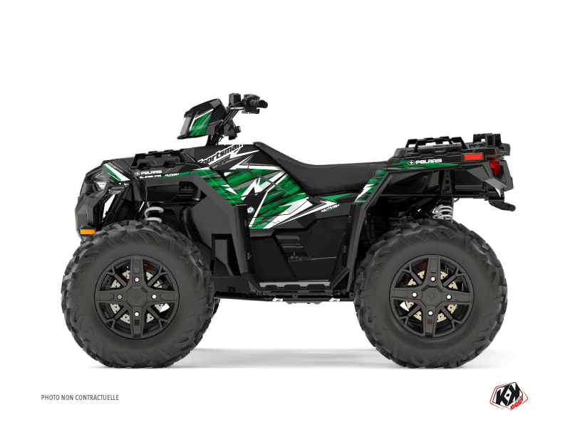 Polaris 850 Sportsman Forest ATV Jungle Graphic Kit Black Green