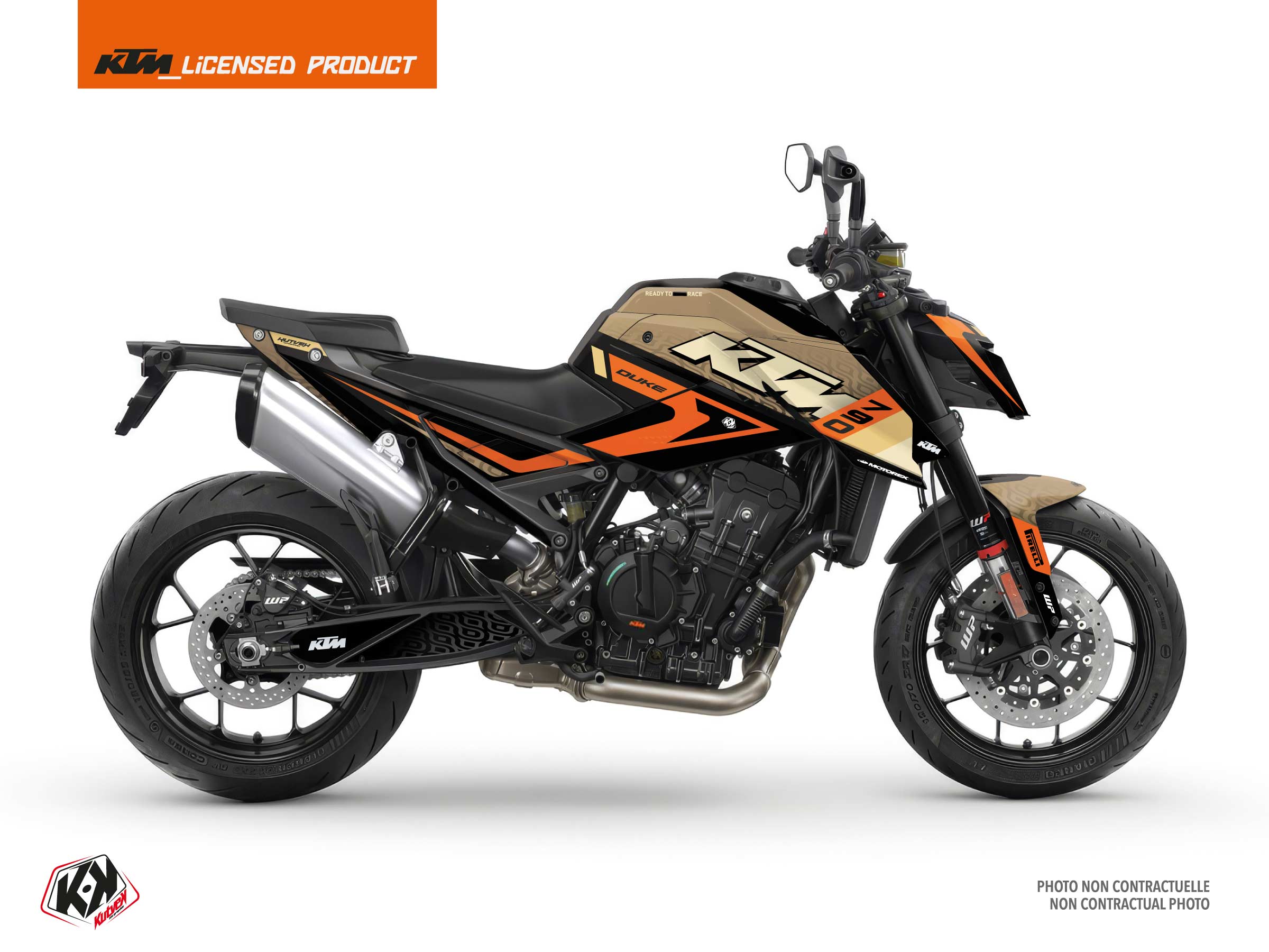 kit déco moto ktm arid noir 