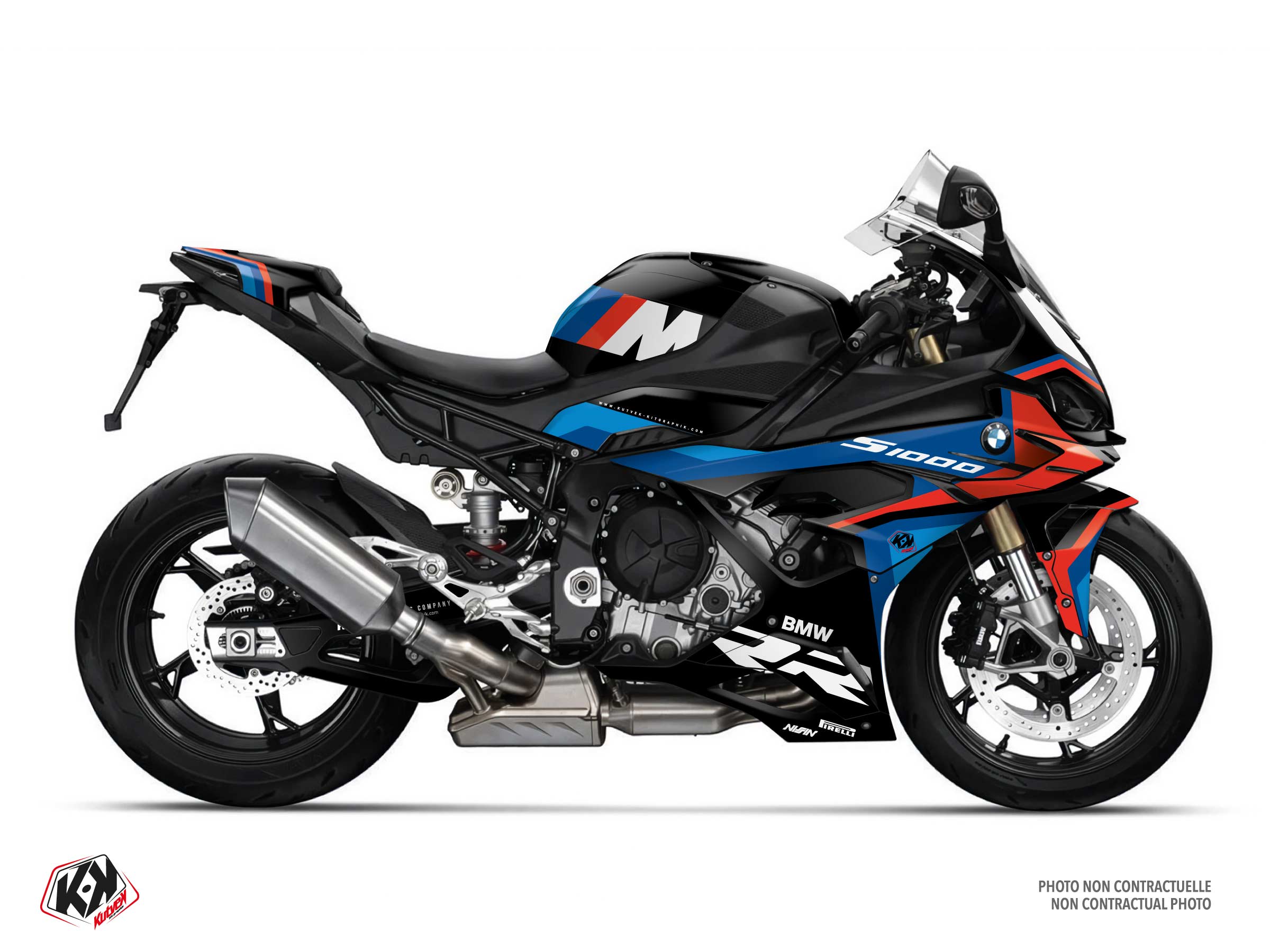 bmw street bike arven  graphic kit black