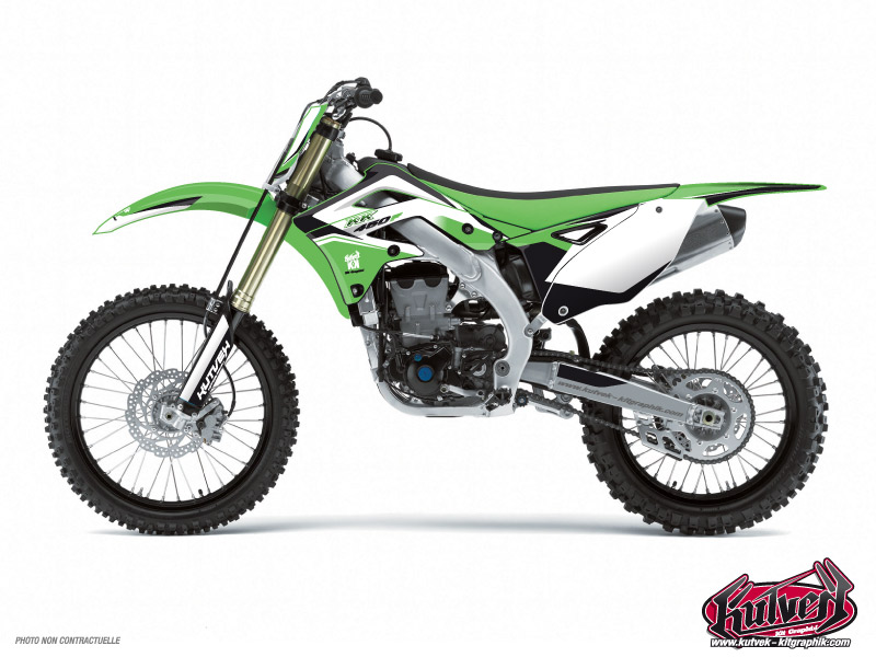 kawasaki dirt bike assault  graphic kit 