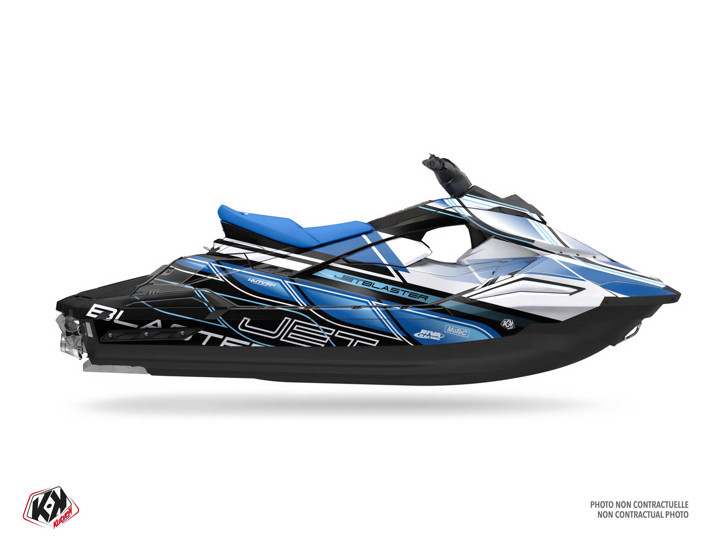 kit déco jet-ski yamaha atlantik bleu 