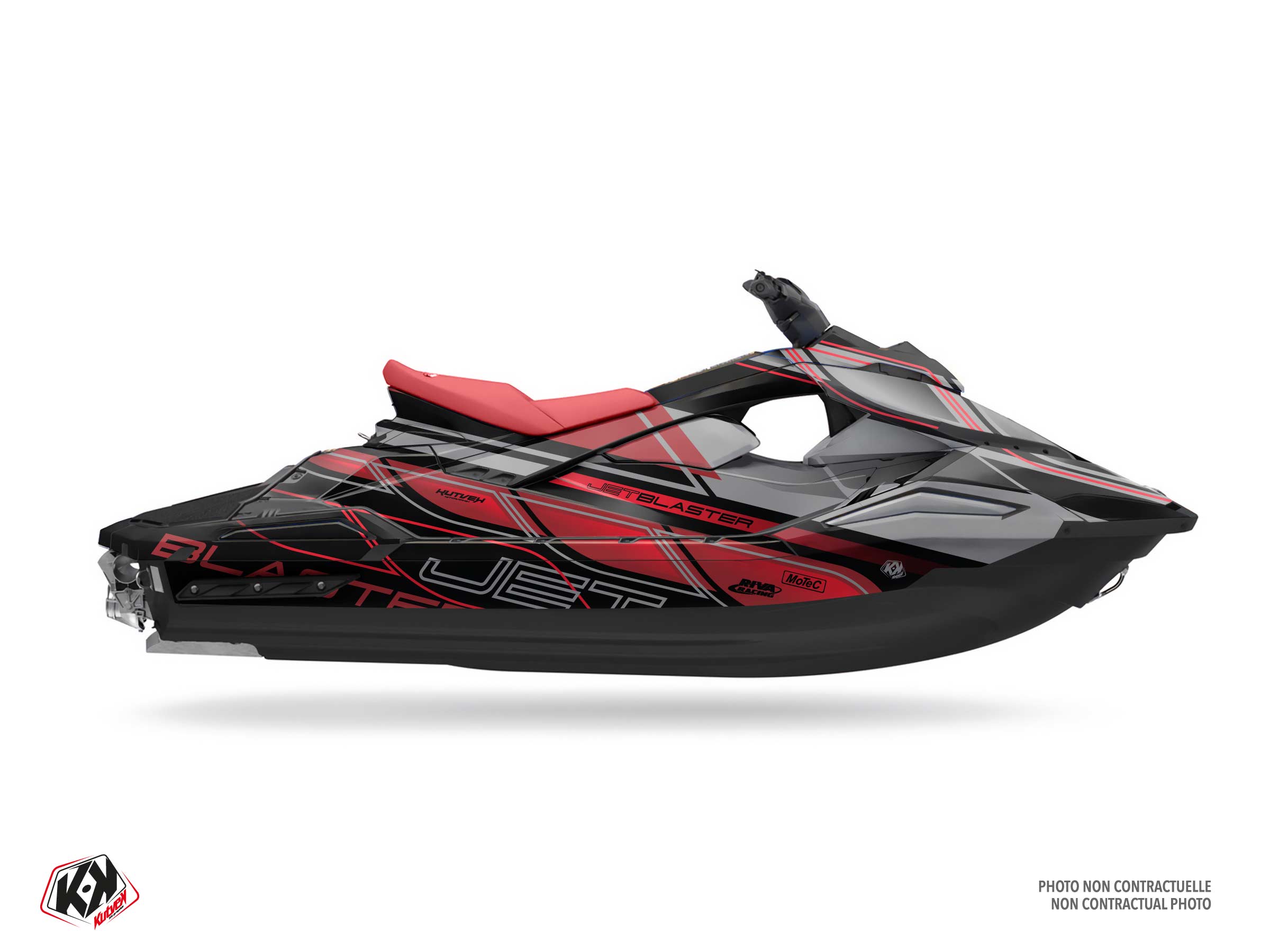 kit déco jet-ski yamaha atlantik rouge 