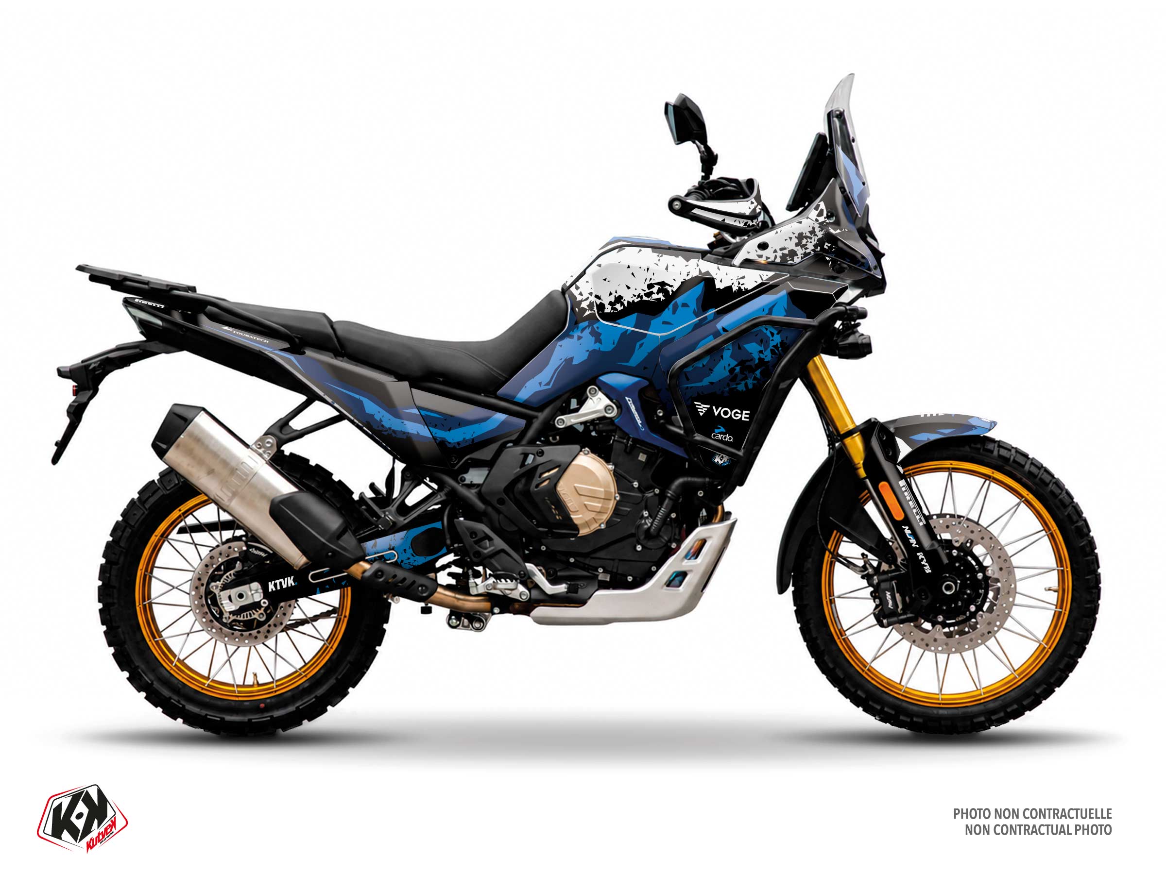 kit déco moto voge badlands bleu 