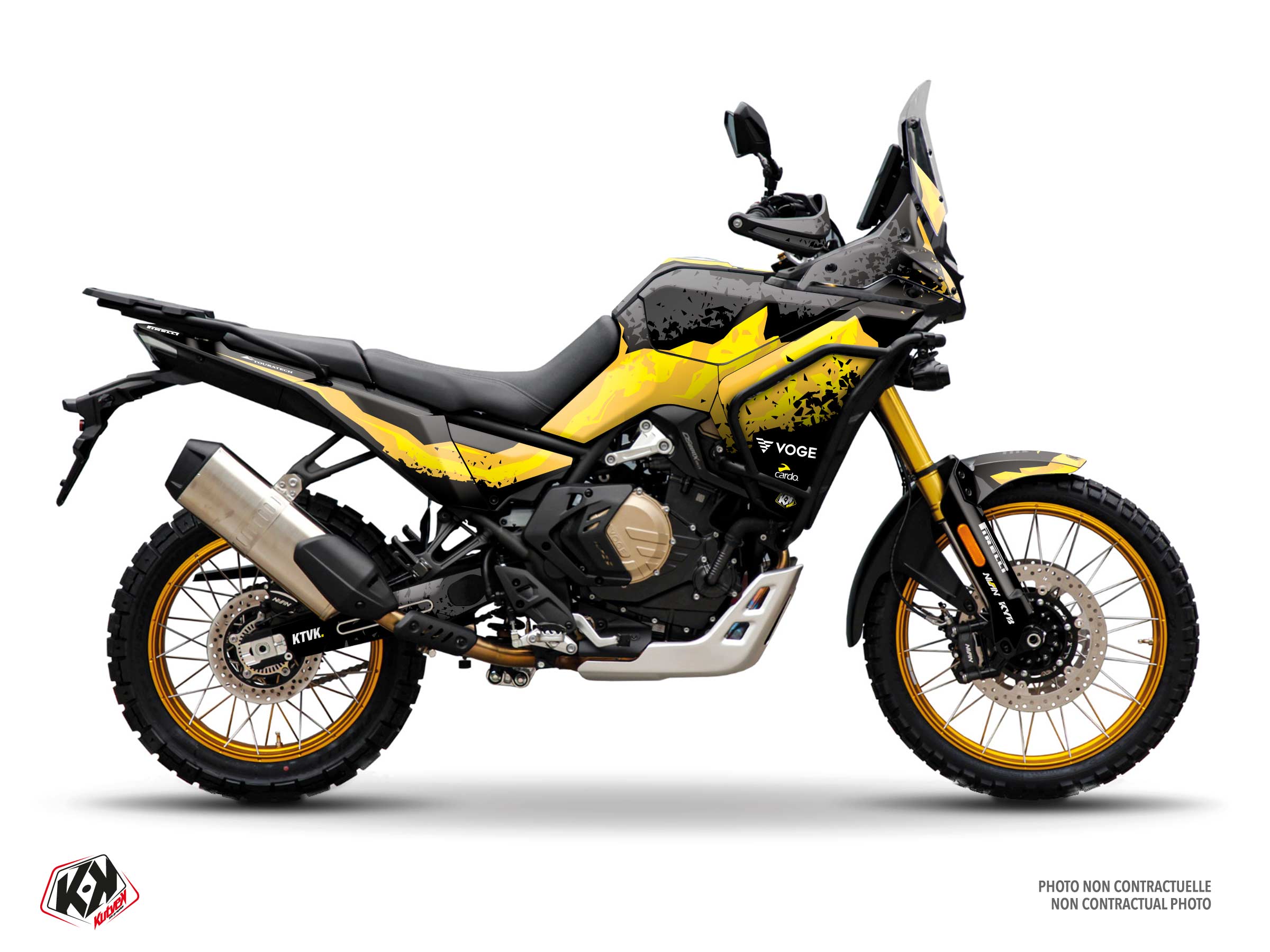 kit déco moto voge badlands jaune 