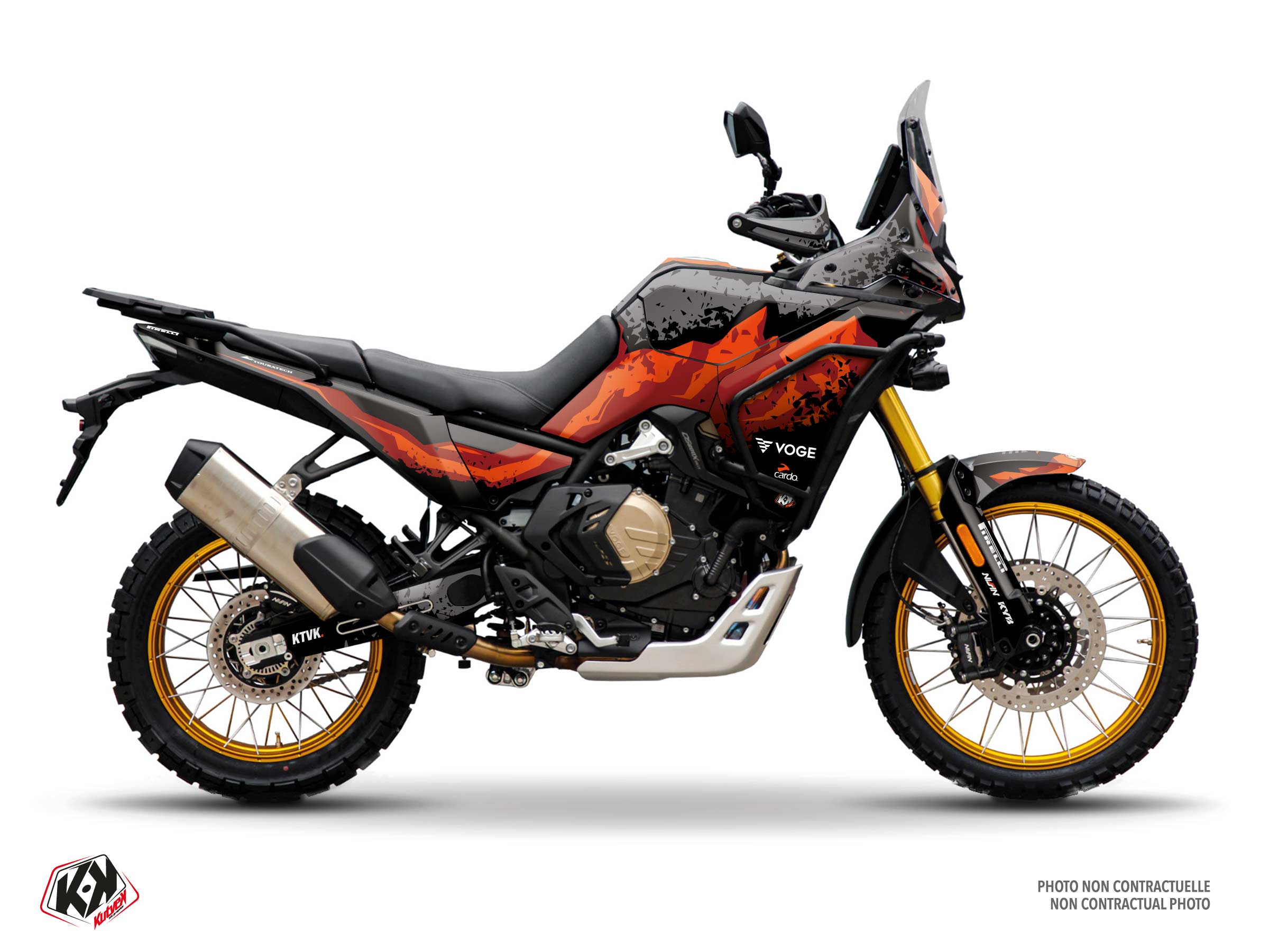 kit déco moto voge badlands rouge 