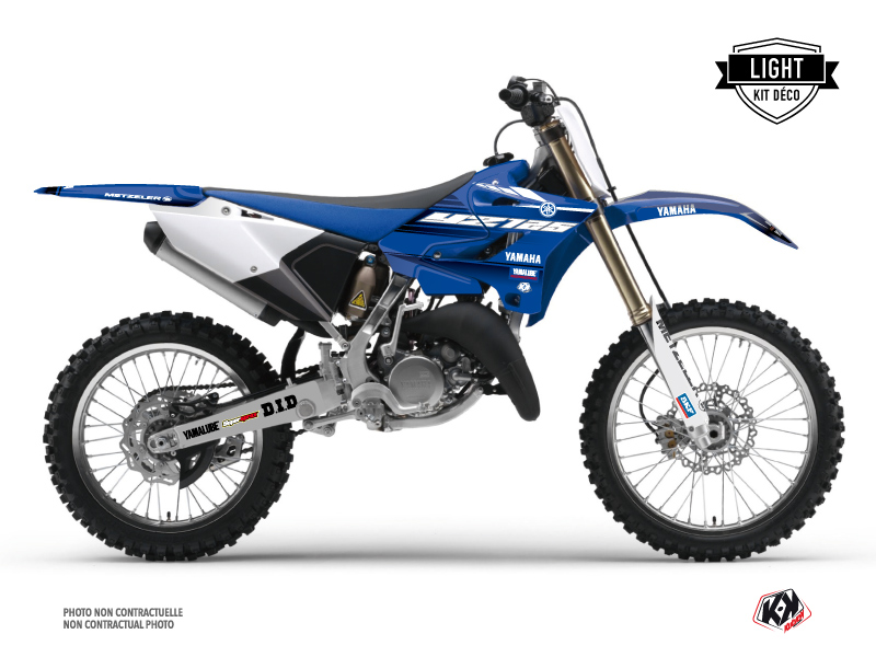 Kit Déco Moto Cross Basik Yamaha 125 YZ Bleu LIGHT