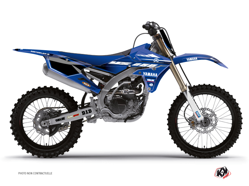 kit déco motocross yamaha basik bleu 
