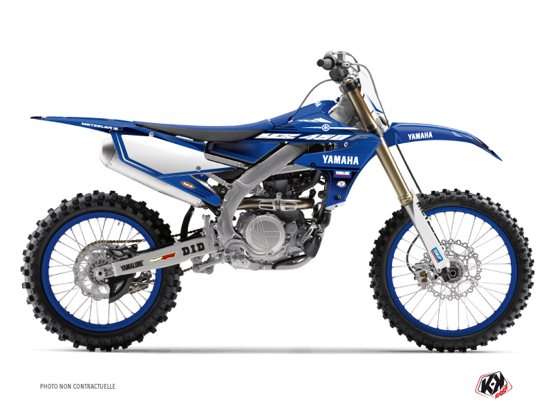 Yamaha 450 YZF Dirt Bike Basik Graphic Kit Blue