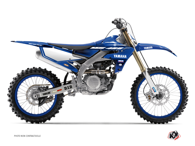 kit déco motocross yamaha basik bleu 