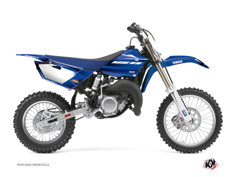 Yamaha 85 YZ Dirt Bike Basik Graphic Kit Blue