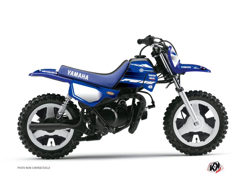 Kit Déco Moto Cross Basik Yamaha PW 50 Bleu
