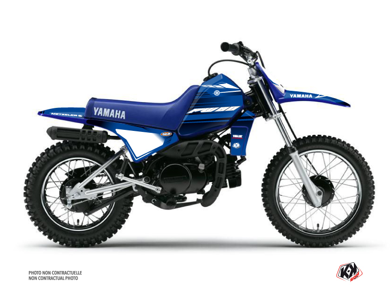 kit déco motocross yamaha basik bleu 