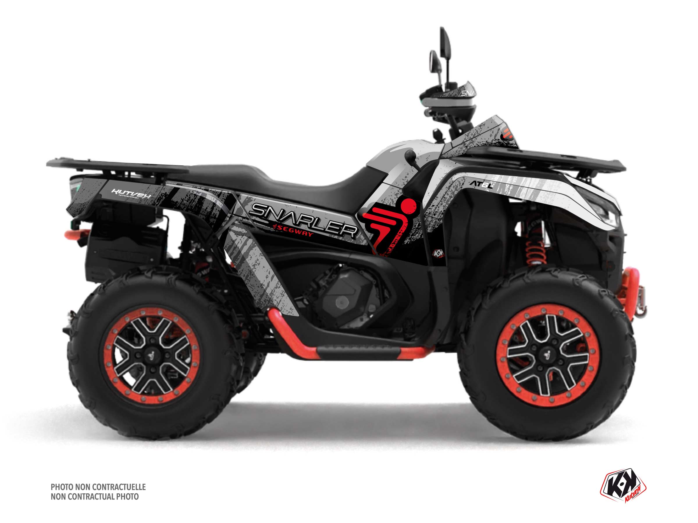 Kit déco Moto QJMOTOR SRT 450 RX ALTURA Orange