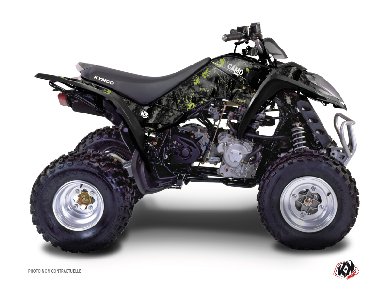 Kymco 300 MAXXER ATV Camo Graphic Kit Black Green