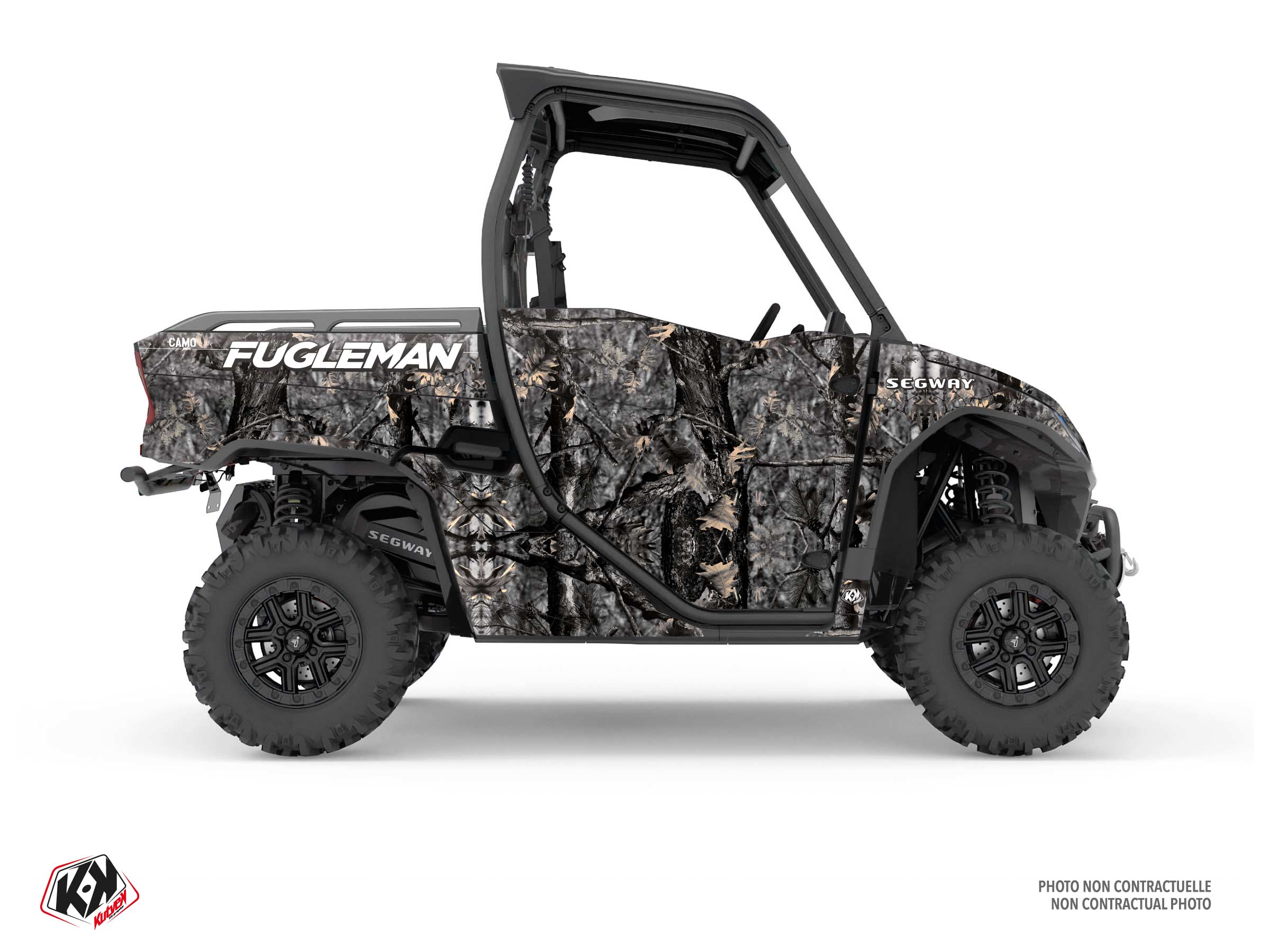 segway utv camo  graphic kit black
