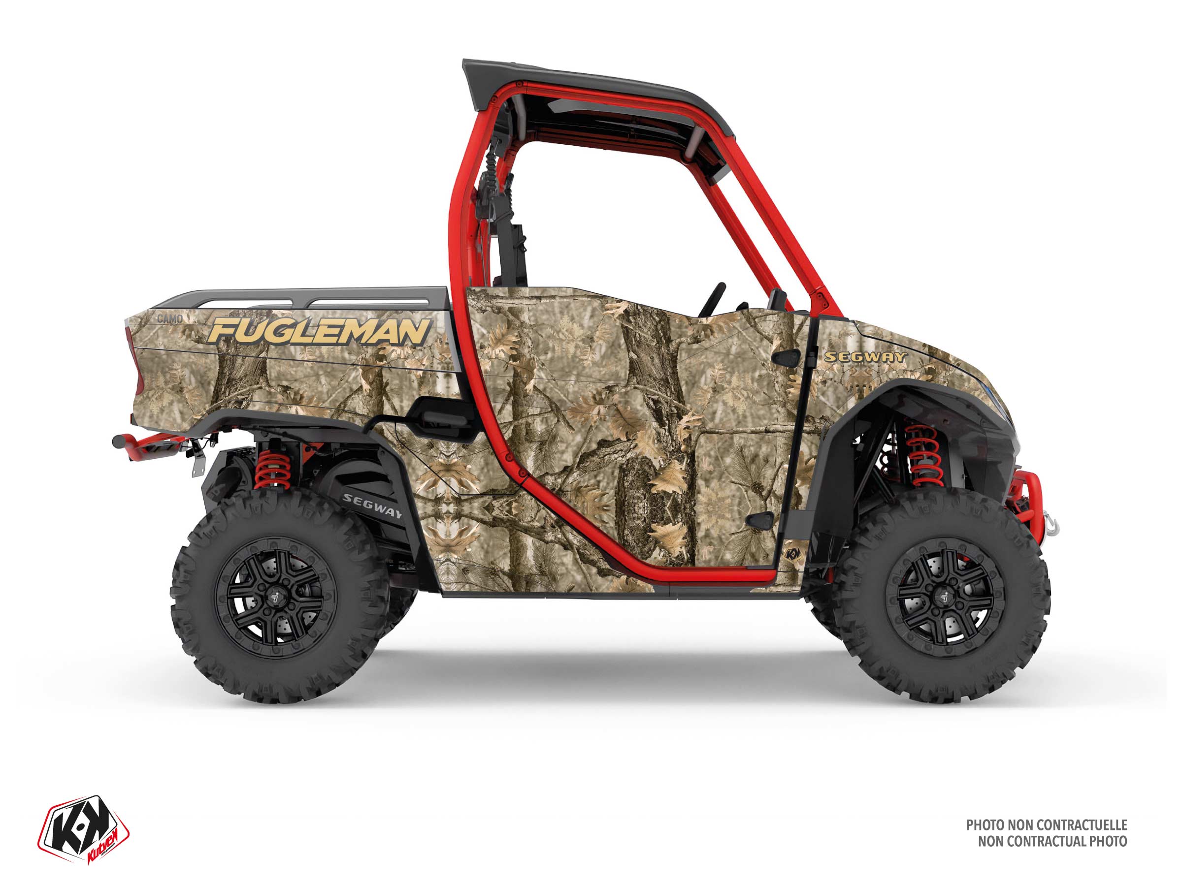 segway utv camo  graphic kit sand