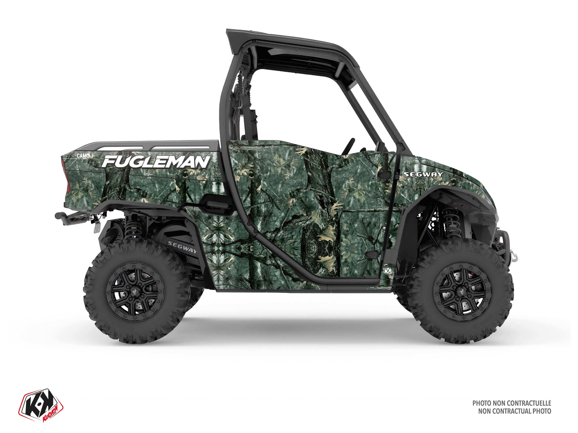 segway utv camo  graphic kit green