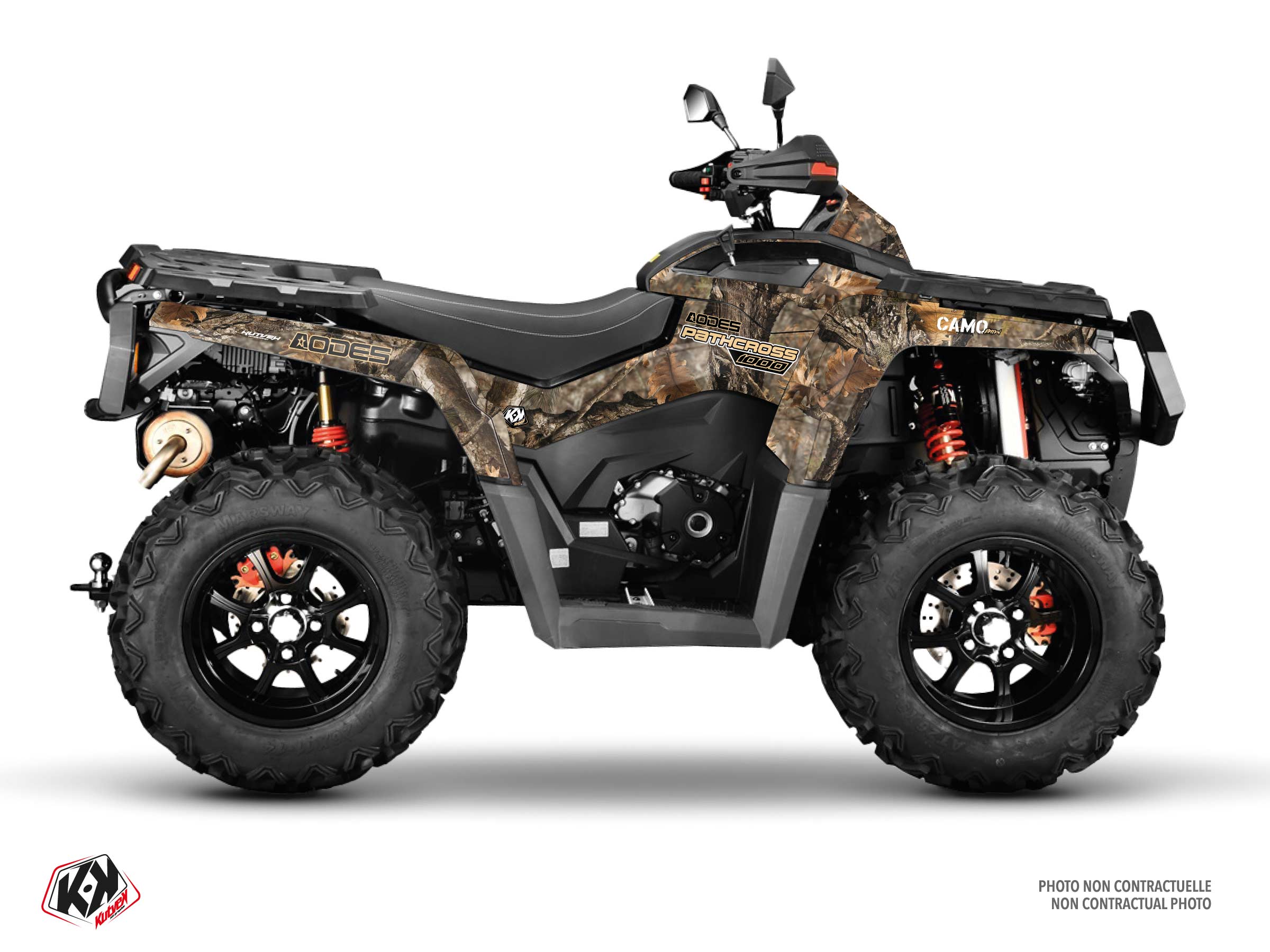aodes atv camo  graphic kit colors